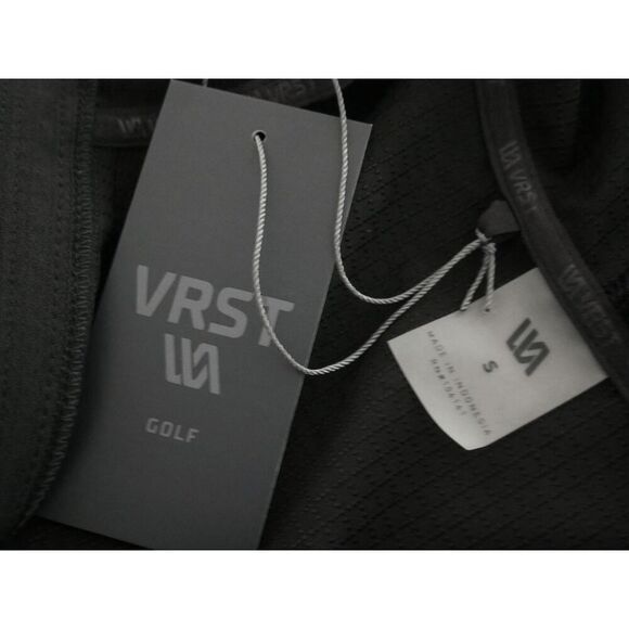 VRST Men's Full Zip Golf Vest Quick-dry Anti-odor Pure Black Small - Picture 9 of 9